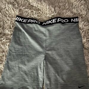 Nike Pro Gray Athletic Shorts